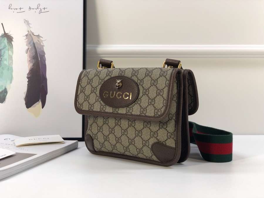 Gucci GG Supreme small messenger bag 501050 9C2VT 8745 - Click Image to Close
